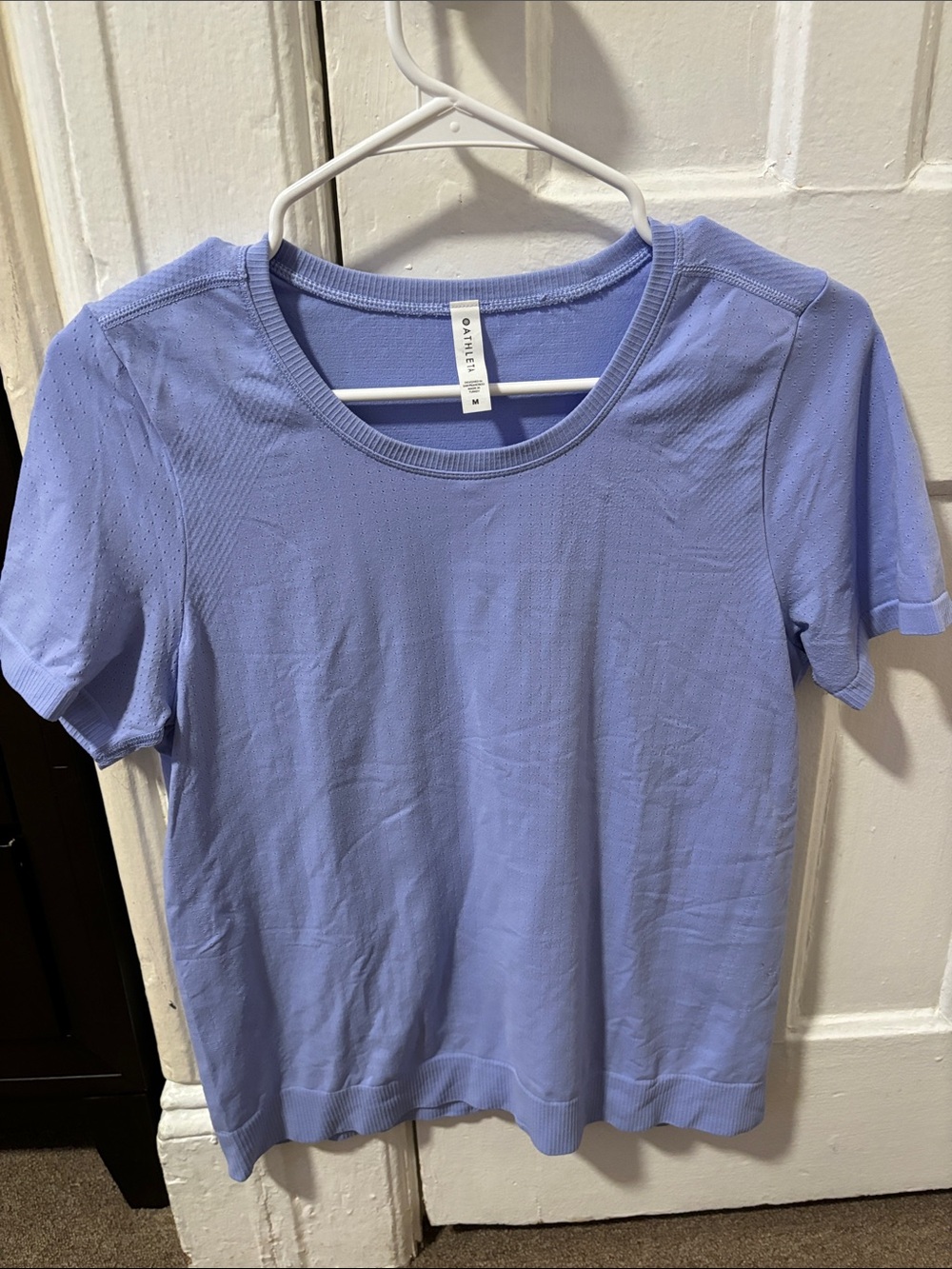 Athleta Lavender Short Sleeve Crew Tee